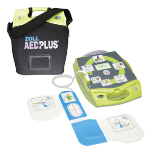 AED, ZOLL, AED PLUS, FULLY-AUTOMATIC with CPR-D-padz (ADULT), BATTERIES & CASE
