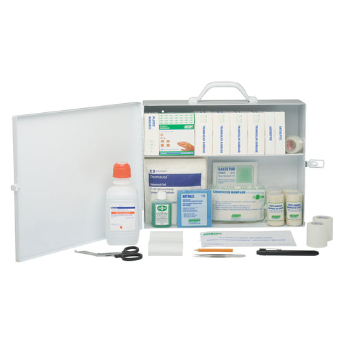 BRITISH COLUMBIA, LEVEL 2 & 3, #2, FIRST AID, METAL CABINET