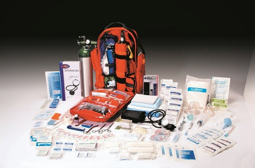 Eco Medix PRO O2 Trauma & Medical Backpack, ORANGE, D Size- Fully Stocked