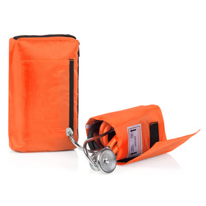 Blood Pressure Cuff with Stethoscope (Orange) - Eco Medix