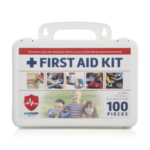 First Aid Kit 100 Pieces All Purpose 16 Unit - Eco Medix