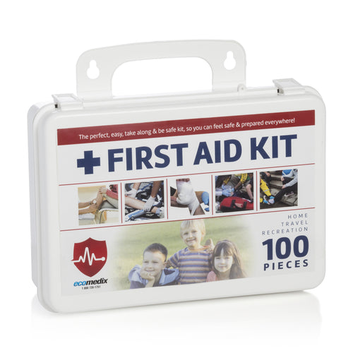 First Aid Kit 100 Pieces All Purpose 16 Unit - Eco Medix