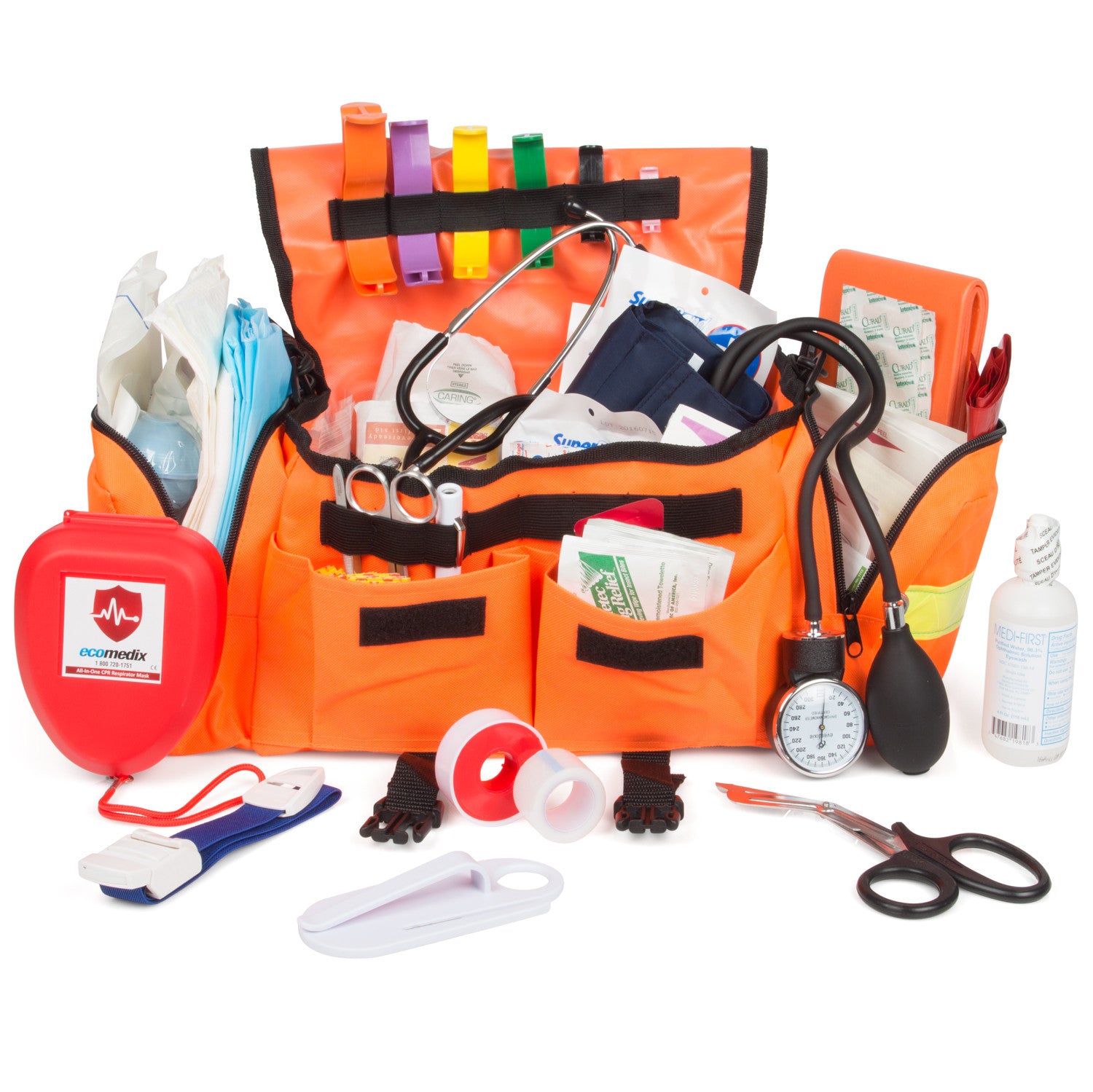 Advanced Emergency Medical Kit Orange Bag